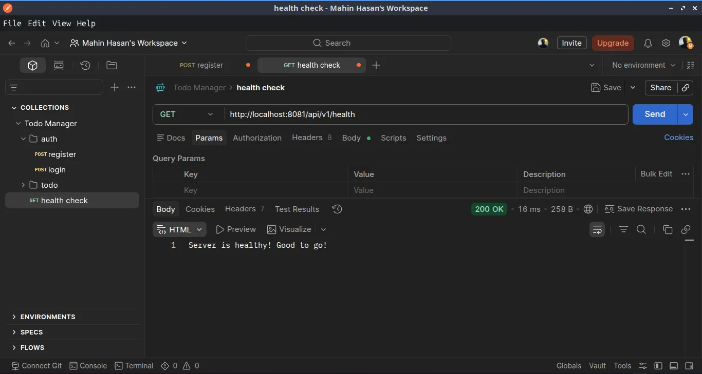 Enterprise-Grade Todo Manager API
