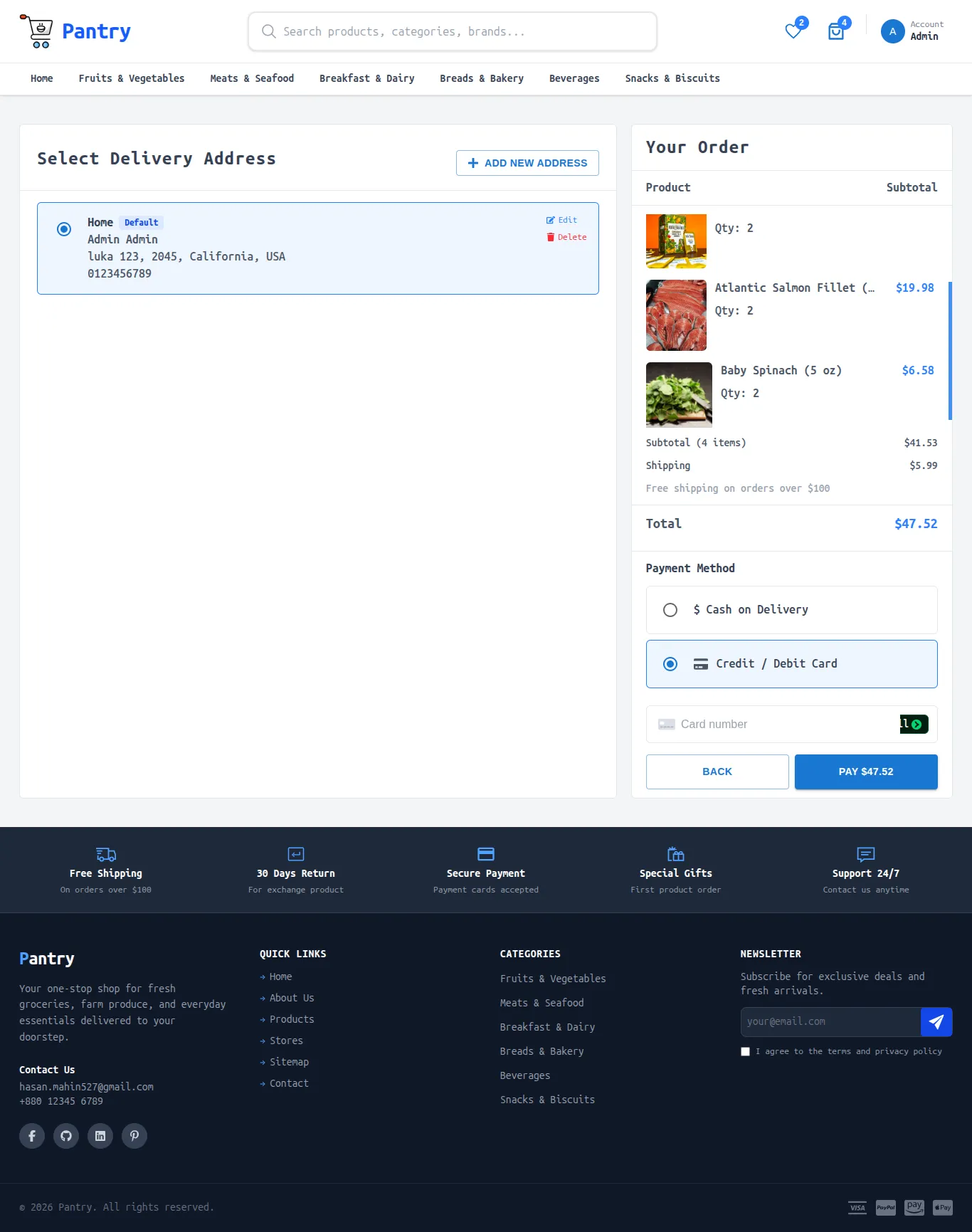 Pantry — E-Commerce Platform screenshot 5