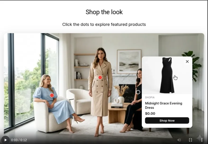Shop The Look Hotspots